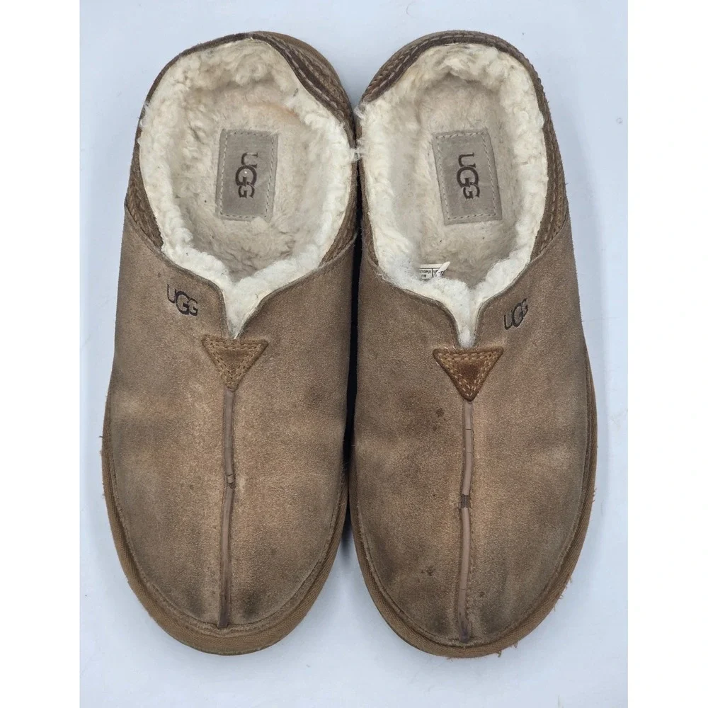 UGG Neuman Slipper Chestnut 1113631 Mens Slipper Slides Size 9 Slip-On
